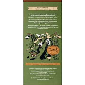 Campos Liquid Coffee Sachets Dark Roast 8 pack