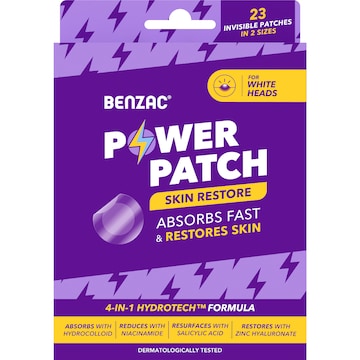 Benzac Power Patch Skin Restore Pimple Patches 23 pack