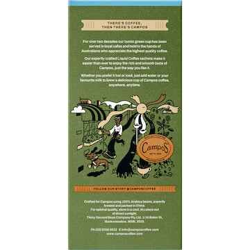 Campos Liquid Coffee Sachets Vanilla 8 pack