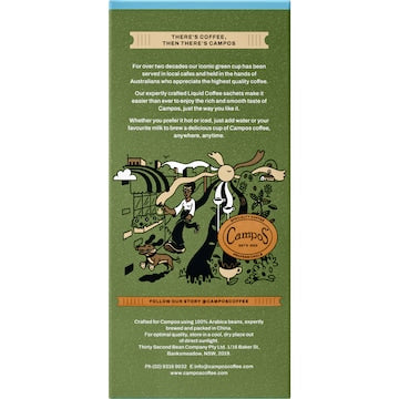 Campos Liquid Coffee Sachets Vanilla 8 pack
