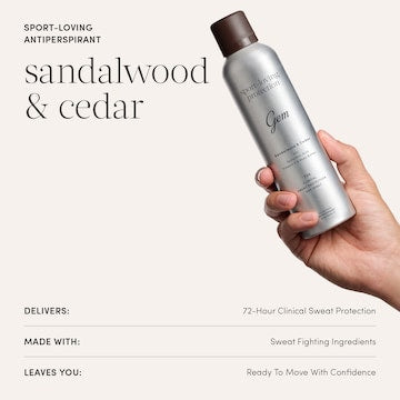 Gem Sport-Loving Protection Deodorant Sandalwood & Cedar 207mL