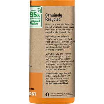 My Eco Bag Medium Recycled Bin Liners 27L 20 pack