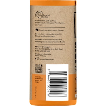 My Eco Bag Recycled Bin Liners Medium 20 pack
