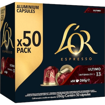L'OR Espresso Ultimo Coffee Pods Nesresso Compatible 50 pack