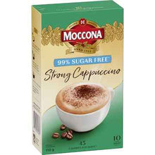 Moccona Coffee Sachets 99% Sugar Free Strong Cappuccino 10 pack