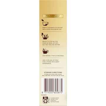 Moccona Coffee Sachets 99% Sugar Free Strong Cappuccino 10 pack