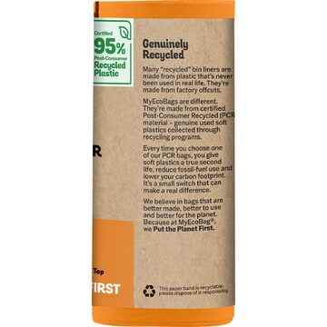 My Eco Bag Large Recycled Bin Liners 35L 18 pack
