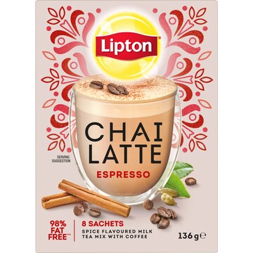 Lipton Chai Latte Espresso Sachets 8 pack