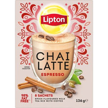 Lipton Chai Latte Espresso Sachets 8 pack