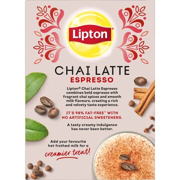 Lipton Chai Latte Espresso Sachets 8 pack
