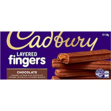 Cadbury Layered Fingers Biscuits Chocolate 120g