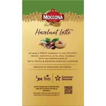 Moccona Hazelnut Latte Sachets 10 pack