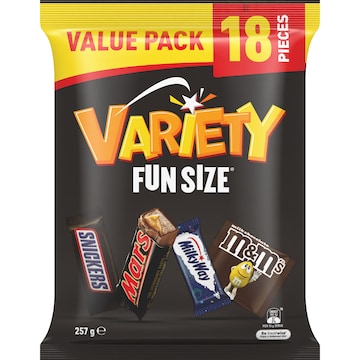 Fun Size Chocolate Variety 18 pack