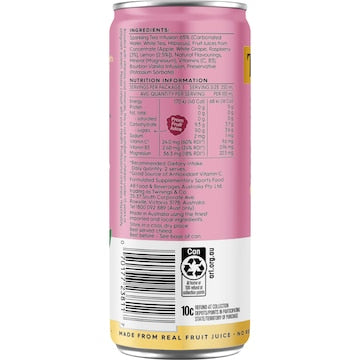 Twinings Sparkling White Tea Can Raspberry Lemonade 250mL