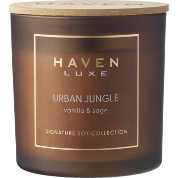 Haven Luxe Wood Wick Soy Candle Urban Jungle each