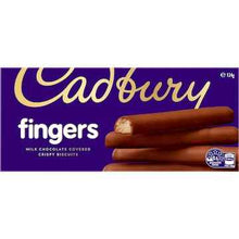 Cadbury Fingers Milk Chocolate Biscuits 124g