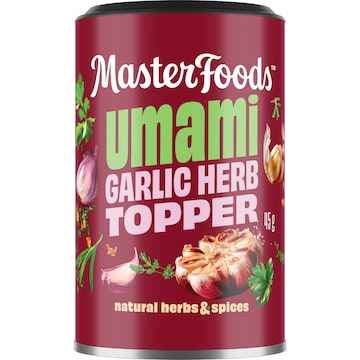 Masterfoods Umami Garlic Herb Topper Seasoning 45g