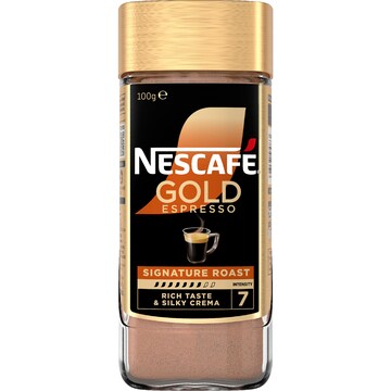 Nescafe Gold Espresso Signature Roast Instant Coffee 100g