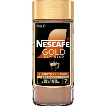 Nescafe Gold Espresso Signature Roast Instant Coffee 100g