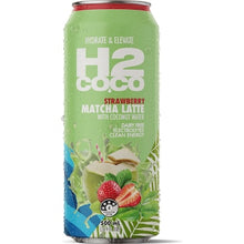 H2Coco Strawberry Matcha Latte Coconut Water 500mL