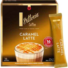 Vittoria Caramel Latte Sachets 16 pack