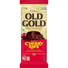 Cadbury Old Gold Cherry Ripe Dark Chocolate Block 170g