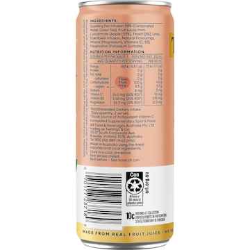 Twinings Sparkling Green Tea Can Peach & Apple 250mL