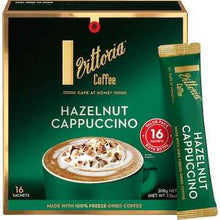 Vittoria Hazelnut Cappuccino Sachets 16 pack