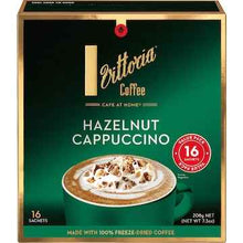 Vittoria Hazelnut Cappuccino Sachets 16 pack