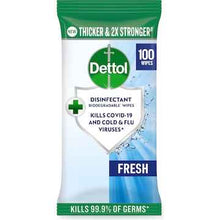 Dettol Disinfectant Wipes Fresh 100 pack