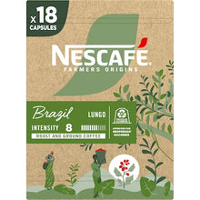 Nescafe Farmers Origins Brazil Coffee Capsules 18 pack