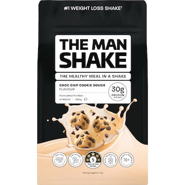 The Man Shake Choc Chip Cookie Dough 560g