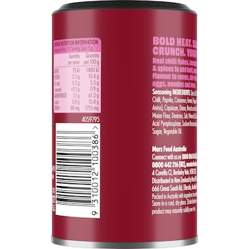 Masterfoods Spicy Chilli Garlic Seasoning 50g