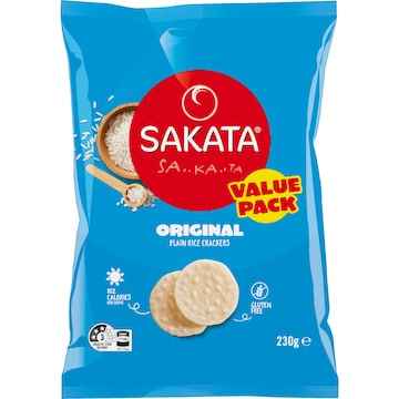Sakata Plain Rice Crackers 230g