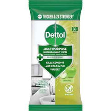 Dettol Multipurpose Wipes Crisp Apple 100 pack