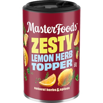 Masterfoods Zesty Lemon Herb Topper Seasoning 45g