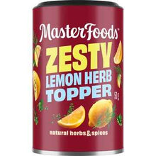 Masterfoods Zesty Lemon Herb Topper Seasoning 45g