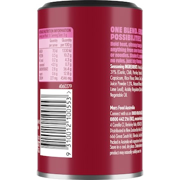 Masterfoods Chilli Lime Seasoning 50g
