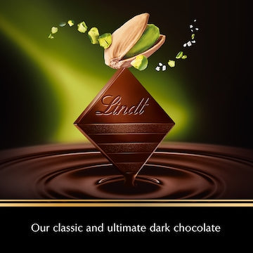 Lindt Excellence Pistachio Dark Chocolate Block 100g