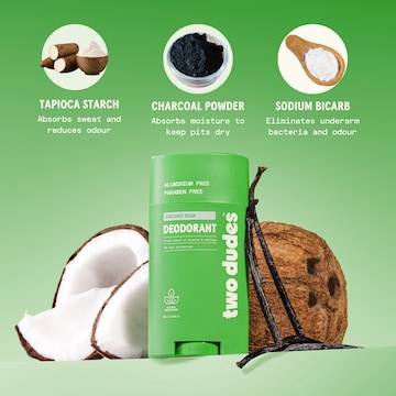 Two Dudes Natural Deodorant Coconut Rush 75g