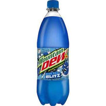 Mountain Dew Blue Razz Blitz Sour Blue Raspberry Flavour Soft Drink 1.25L
