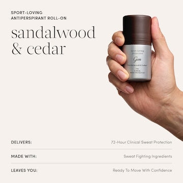 Gem Sport Loving Protection Deodorant Sandalwood & Cedar 50mL