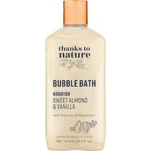 Thanks To Nature Bubble Bath Sweet Almond Vanilla Magnesium & Aloe Vera 500mL
