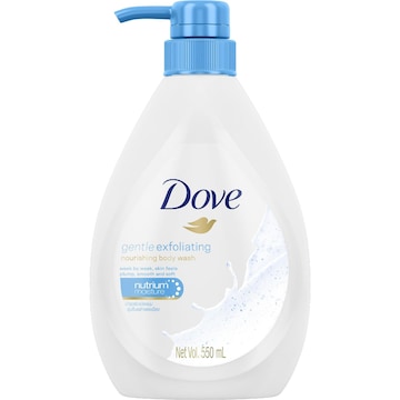 Dove Gentle Exfoliating Body Wash 550mL