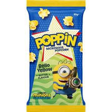 Poppin Microwave Popcorn Minions Bello Yellow Butter 85g