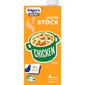 Edgar's Kitchen Chicken Liquid Stock 1L