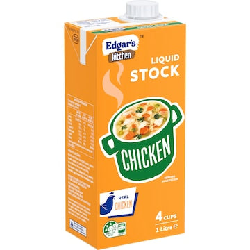Edgar's Kitchen Chicken Liquid Stock 1L