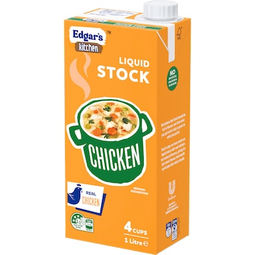 Edgar's Kitchen Chicken Liquid Stock 1L