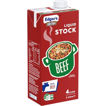Edgar's Kitchen Beef Liquid Stock 1L