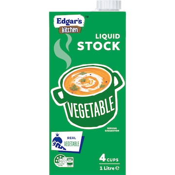 Edgar's Kitchen Vegetable Liquid Stock 1L